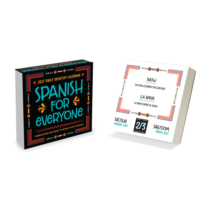 Spanish Words Daily 2027 Page-A-Day Calendar