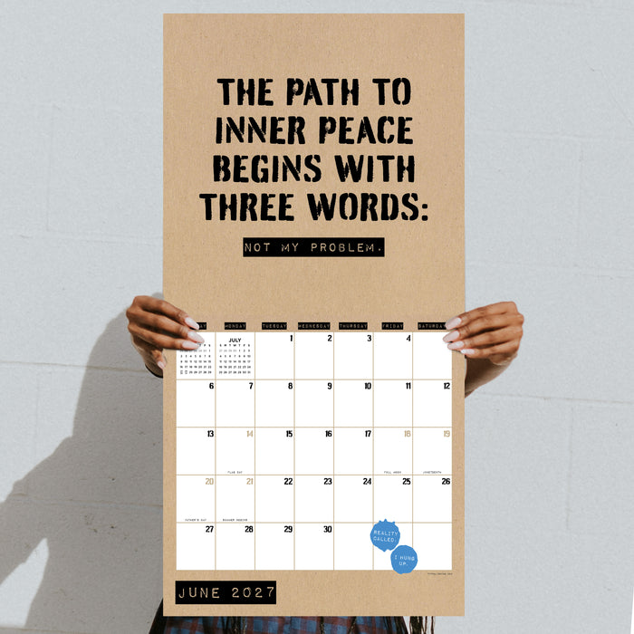 Anti Affirmations 2027 Square Wall Calendar