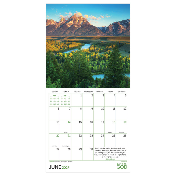 Paths to God 2027 Mini Wall Calendar