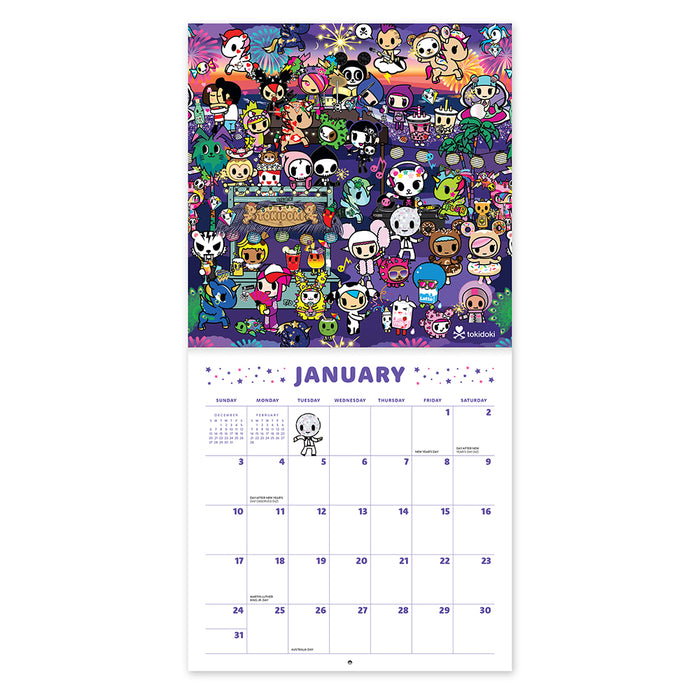 Tokidoki 2027 Mini Wall Calendar