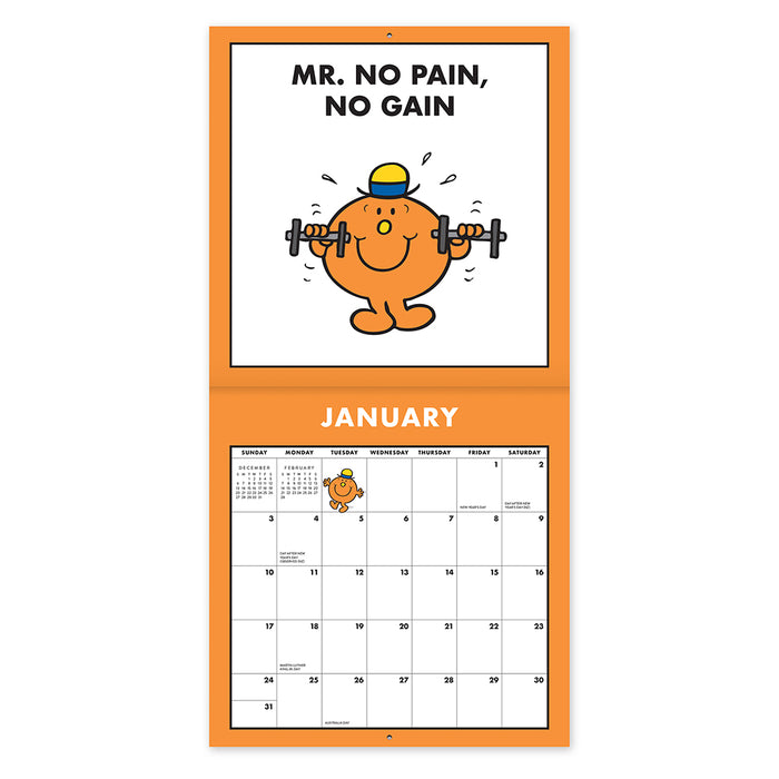 Mr Men 2027 Mini Wall Calendar