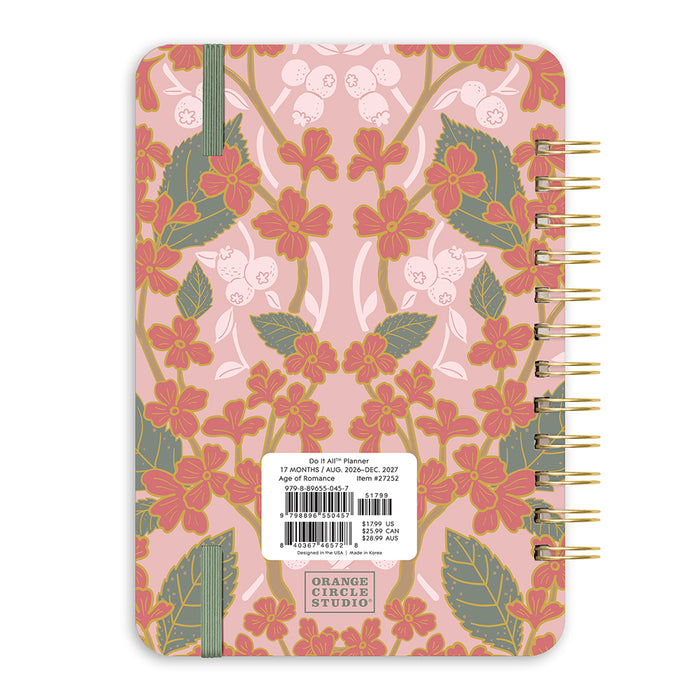 Do It All Planner Romance 2027 Weekly Diary
