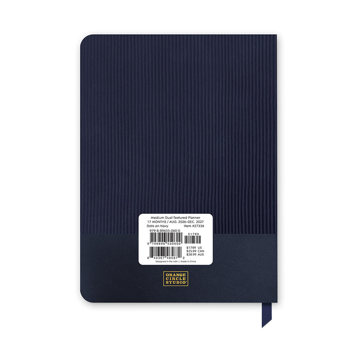 Dual Textured Planner Dots 2027 Weekly Diary