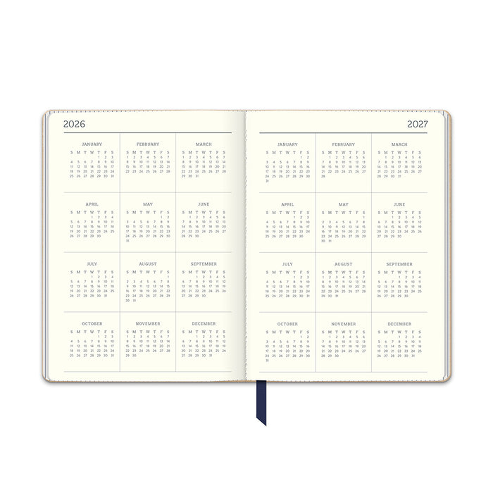 Dual Textured Planner Dots 2027 Weekly Diary