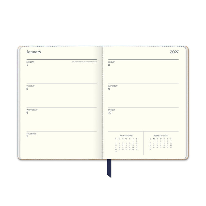 Dual Textured Planner Dots 2027 Weekly Diary