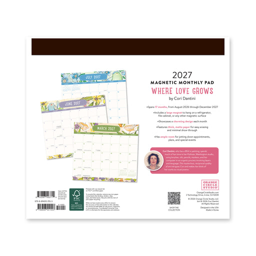 Magnetic Pad Where Love Grows Spec Ed 2027 Magnetic Pad