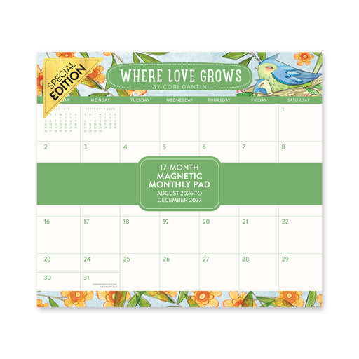 Magnetic Pad Where Love Grows Spec Ed 2027 Magnetic Pad