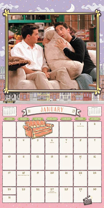 Friends 2027 Mini Wall Calendar