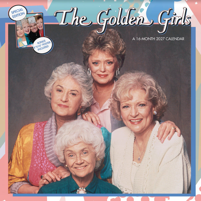 Golden Girls (Calendar Club Exclusive) 2027 Square Wall Calendar