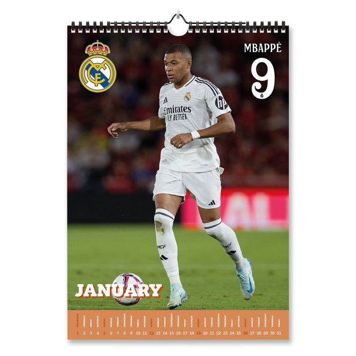 2025 Real Madrid Season Wall Calendar