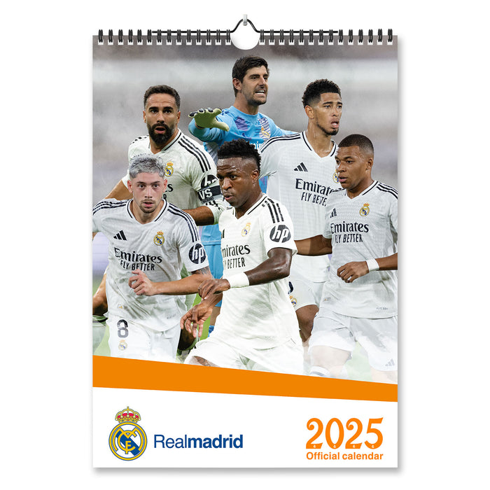 2025 Real Madrid Season Wall Calendar