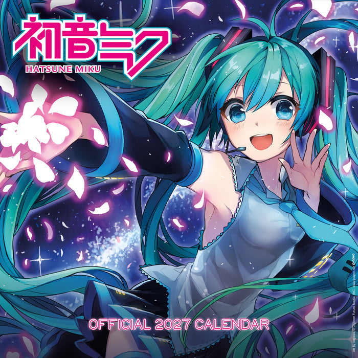 Hatsune Miku 2027 Square Wall Calendar