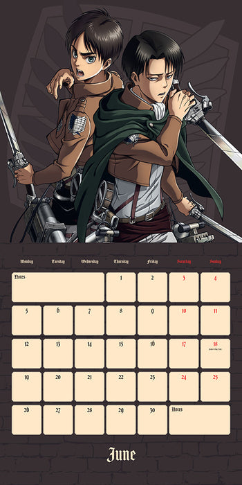 Attack On Titan 2023 Square Wall Calendar โ Calendar Club Attack On Titan 2023 Square Wall Calendar โ Calendar Club
