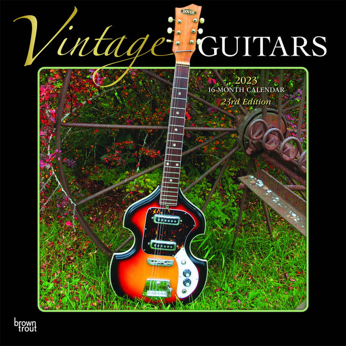 Vintage Guitars 2023 Square Wall Calendar — Calendar Club